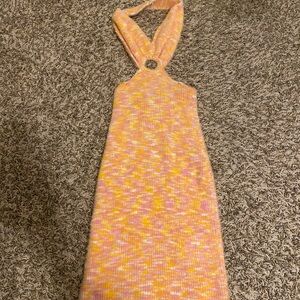 Princess Polly Multicolor Knit Halter Dress